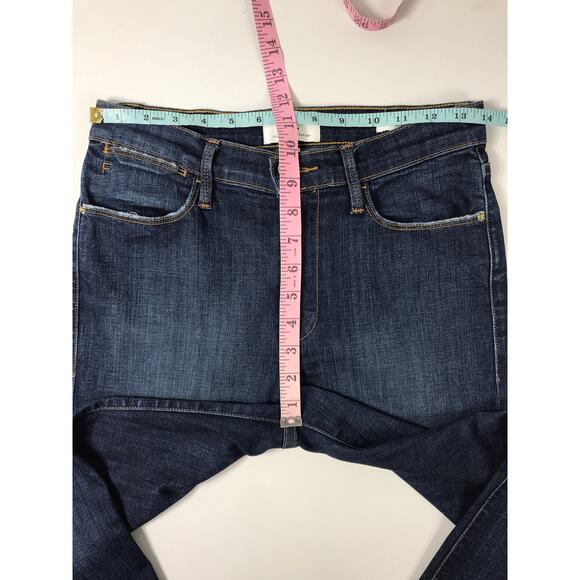 Frame Denim Jeans Meribel Straight Leg High Rise Snap Leg 27 Capsule Everyday - Picture 8 of 10